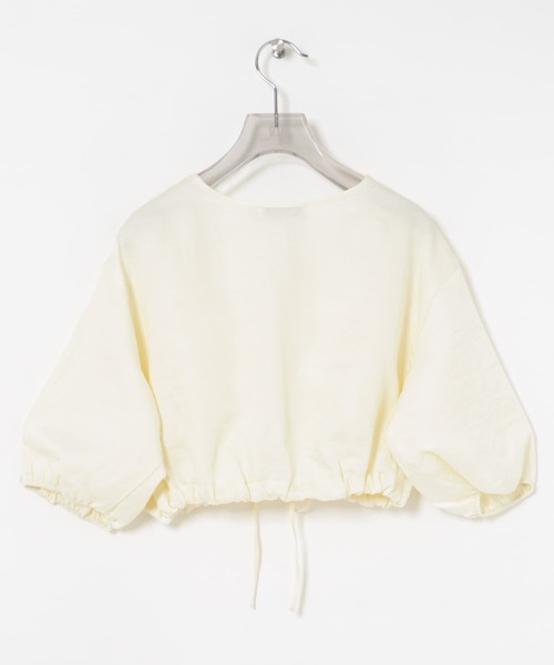 RITA ROW（リタロウ）の「RITA ROW　LUMEN TOP（シャツ/ブラウス・レディース・ベージュ・X-SMALL）」の12枚目の写真