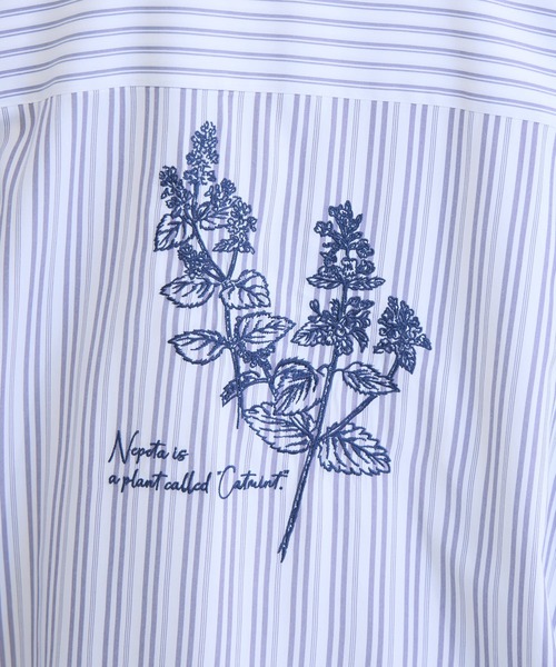 tシャツ 「KATHARINE ROSS」キャットミント刺しゅうTシャツ レディース セール】【KATHARINE ROSS】キャットミント刺しゅうシャツ