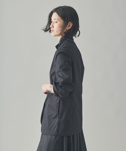 Curensology（カレンソロジー）の「Curensology(カレンソロジー)/コットンシャツジャケット（テーラードジャケット・レディース・カーキ/ブラック・FREE）」の21枚目の写真