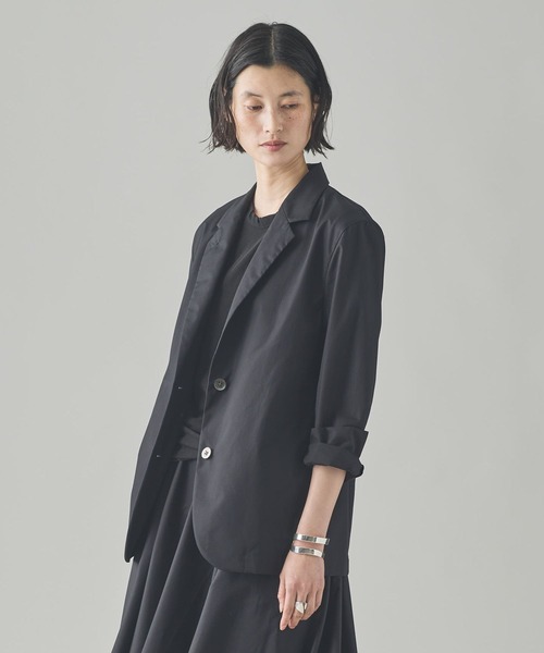 Curensology(カレンソロジー)/コットンシャツジャケット（テーラード
