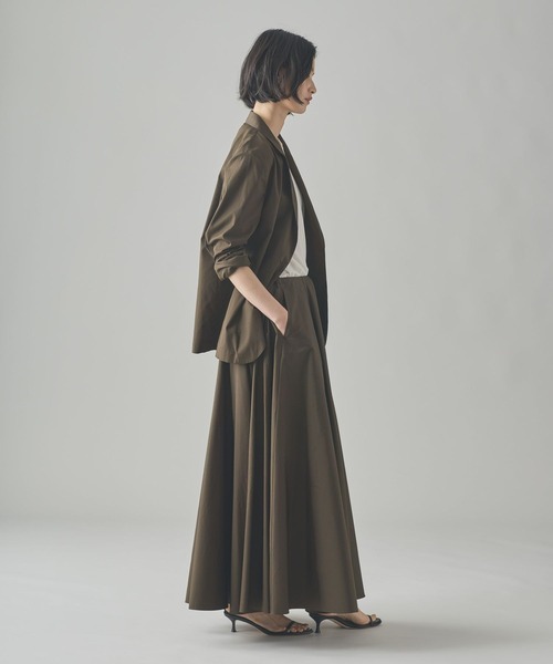 Curensology（カレンソロジー）の「Curensology(カレンソロジー)/コットンシャツジャケット（テーラードジャケット・レディース・カーキ/ブラック・FREE）」の15枚目の写真