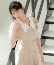 ○JILLSTUART♡美品1度着用のみフォーマルワンピース スカラップカラーワンピース | JILL by JILL STUART（ジル バイ