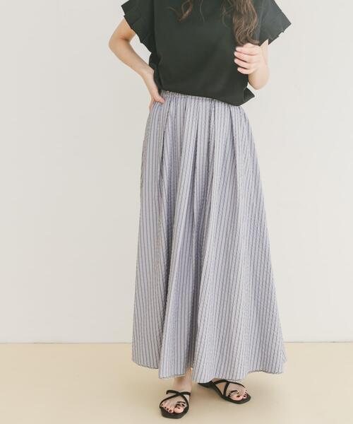 ITEMS URBANRESEARCH（アイテムズ アーバンリサーチ）の「リバーシブルタックスカート（スカート・レディース・ブラック/ネイビー・FREE）」の22枚目の写真