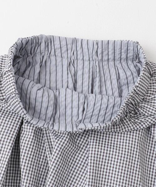 ITEMS URBANRESEARCH（アイテムズ アーバンリサーチ）の「リバーシブルタックスカート（スカート・レディース・ブラック/ネイビー・FREE）」の4枚目の写真