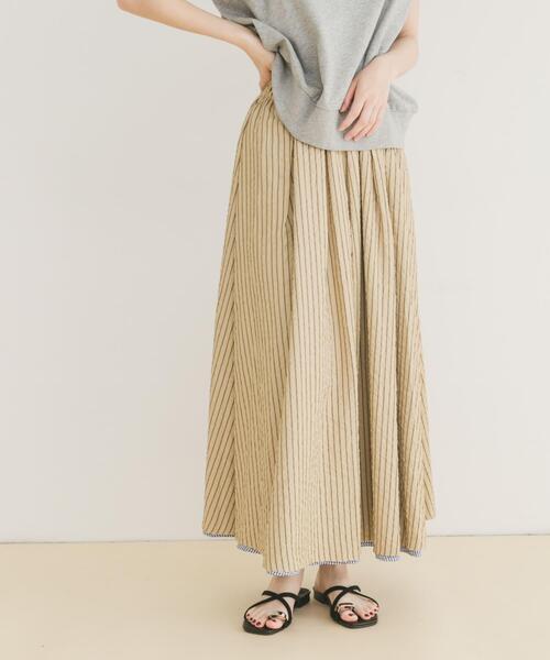 ITEMS URBANRESEARCH（アイテムズ アーバンリサーチ）の「リバーシブルタックスカート（スカート・レディース・ブラック/ネイビー・FREE）」の8枚目の写真