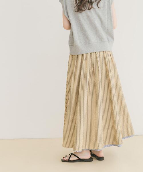 ITEMS URBANRESEARCH（アイテムズ アーバンリサーチ）の「リバーシブルタックスカート（スカート・レディース・ブラック/ネイビー・FREE）」の9枚目の写真