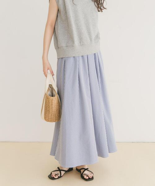 ITEMS URBANRESEARCH（アイテムズ アーバンリサーチ）の「リバーシブルタックスカート（スカート・レディース・ブラック/ネイビー・FREE）」の13枚目の写真