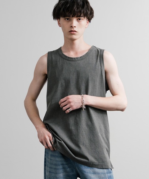   Jeans リブ タンクトップ ワンピース 送関込 リブタンクトップ .-- BONI （ホワイト） -MANGO - マンゴ公式