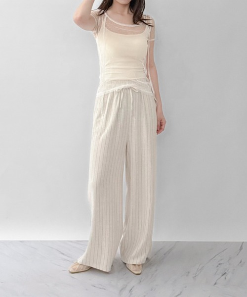 パンツ muu CLOWN PANTS / WHITE（クラウンパンツ） – mù_