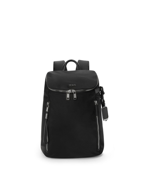 TUMI(トゥミ)の「VOYAGEUR 「イモージェン」バックパック(バックパック/リュック・レディース・ブラック×グレー/ブラック×ゴールド・FREE)」の1枚目の写真
