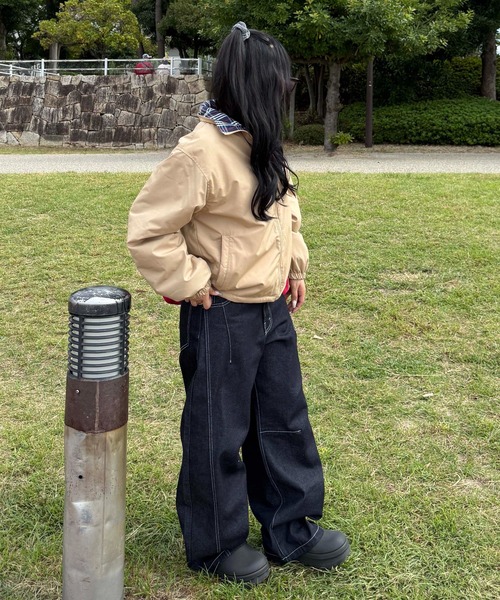 sedacle（セダクル）の「リジットカーブデニム（デニムパンツ・レディース・ブラック/インディゴブルー・MEDIUM/LARGE/SMALL）」の4枚目の写真