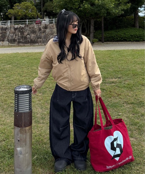 sedacle（セダクル）の「リジットカーブデニム（デニムパンツ・レディース・ブラック/インディゴブルー・MEDIUM/LARGE/SMALL）」の5枚目の写真