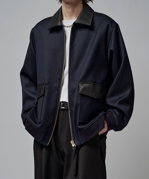 クラシックカルゼZIPブルゾン（ブルゾン）｜Lui's（ルイス）の