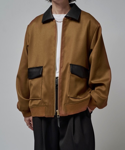 クラシックカルゼZIPブルゾン（ブルゾン）｜Lui's（ルイス）の