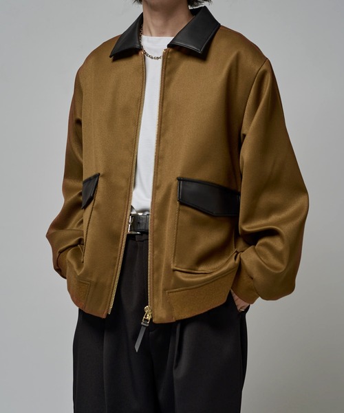 クラシックカルゼZIPブルゾン（ブルゾン）｜Lui's（ルイス）の