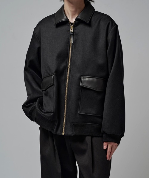 クラシックカルゼZIPブルゾン（ブルゾン）｜Lui's（ルイス）の
