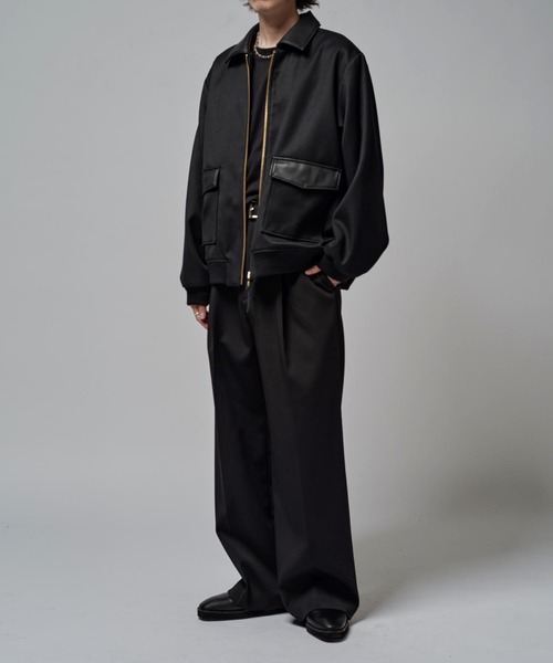 クラシックカルゼZIPブルゾン（ブルゾン）｜Lui's（ルイス）の