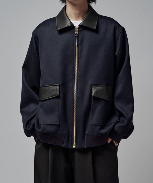 クラシックカルゼZIPブルゾン（ブルゾン）｜Lui's（ルイス）の