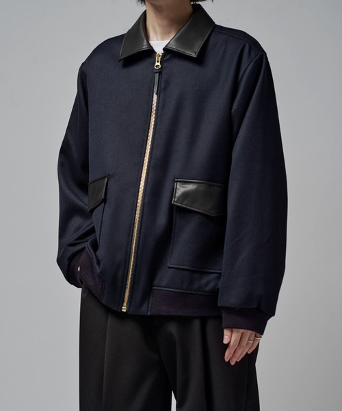 クラシックカルゼZIPブルゾン（ブルゾン）｜Lui's（ルイス）の