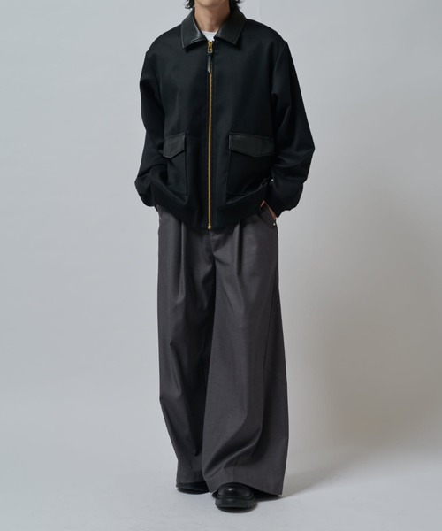 クラシックカルゼZIPブルゾン（ブルゾン）｜Lui's（ルイス）の