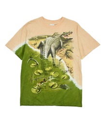VINTAGE（ヴィンテージ）の「【USED】WILD GEAR “Crocodile” アニマル Tシャツ（Tシャツ/カットソー・メンズ）」