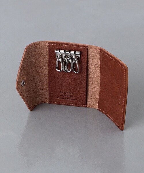 BEORMA LEATHER COMPANY＞ S0123 3FOLD KEY CASE NATUR/キーケース