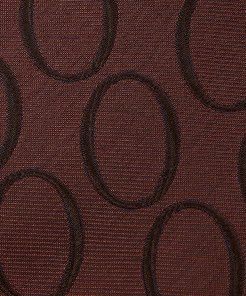 FRANCO BASSI(フランコバッシ)の「<FRANCO BASSI>オーバル ネクタイ(ネクタイ・メンズ・ネイビー/ダークオレンジ・FREE)」の5枚目の写真