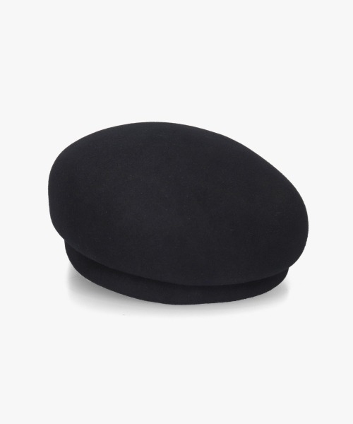 Chapeau d' O（シャポードオー）の「Chapeau d' O  Side Tuck Wo Felt Cas / シャポードオー（キャスケット・レディース・ブラック/グレー・M/57.5cm）」の9枚目の写真