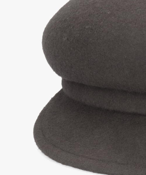 Chapeau d' O（シャポードオー）の「Chapeau d' O  Side Tuck Wo Felt Cas / シャポードオー（キャスケット・レディース・ブラック/グレー・M/57.5cm）」の19枚目の写真