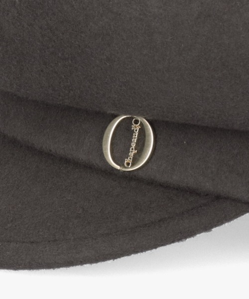 Chapeau d' O（シャポードオー）の「Chapeau d' O  Side Tuck Wo Felt Cas / シャポードオー（キャスケット・レディース・ブラック/グレー・M/57.5cm）」の20枚目の写真