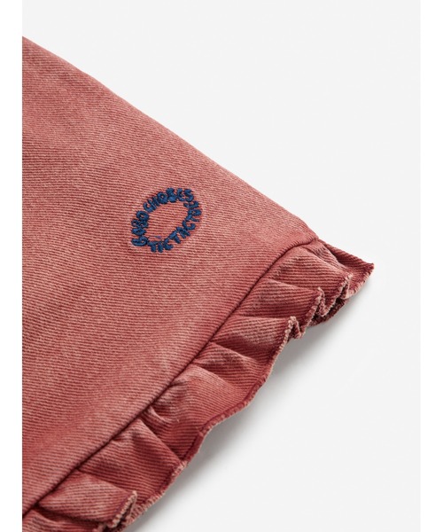 BOBO CHOSES（ボボショーズ）の「Tic Tac Toe ruffled skirt（スカート・キッズ・ブラウン・4-5YEAR/6-7YEAR/8-9y/2-3YEAR/10-11y/12-13y）」の5枚目の写真