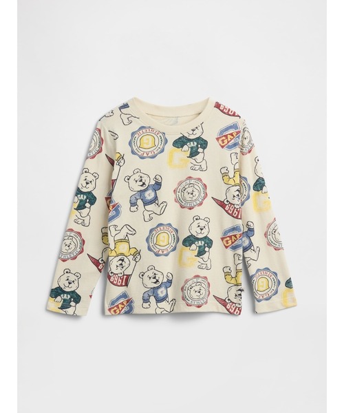 GAP（ギャップ）の「babyGap プリント クルーネックTシャツ（Tシャツ/カットソー・キッズ・ベージュ/グレー・80ｃｍ/90cm/95cm/100cm/105cm/110cm）」の2枚目の写真