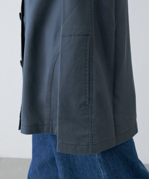 CIAOPANIC TYPY(チャオパニックティピー)の「さらっとテンセルオーバーシャツ(シャツ/ブラウス・レディース・チャコールグレー/カーキ/ベージュ・ONE SIZE)」の18枚目の写真