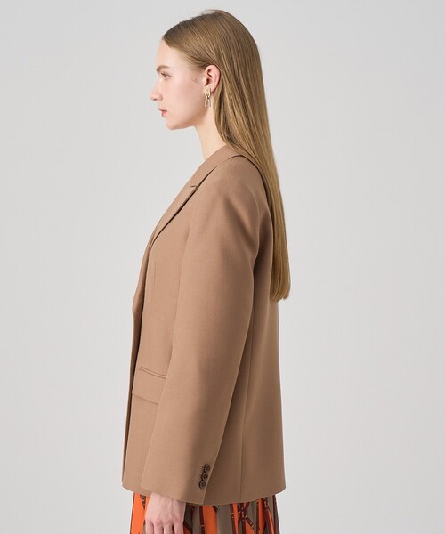 ANAYI(アナイ)の「ダブルクロスピークドジャケット(テーラードジャケット・レディース・レッド系その他/キャメル・38/36/34)」の4枚目の写真