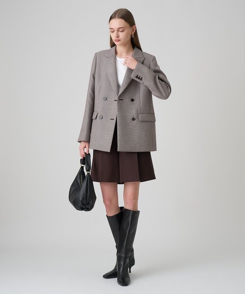 ANAYI(アナイ)の「ダブルクロスピークドジャケット(テーラードジャケット・レディース・レッド系その他/キャメル・38/36/34)」の13枚目の写真