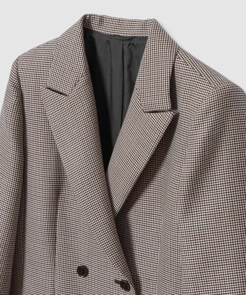 ANAYI(アナイ)の「ダブルクロスピークドジャケット(テーラードジャケット・レディース・レッド系その他/キャメル・38/36/34)」の18枚目の写真