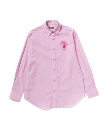 A BATHING APE ピンク M 長袖カットソー アベイシングエイプ A BATHING APE Tシャツ カットソー 長袖