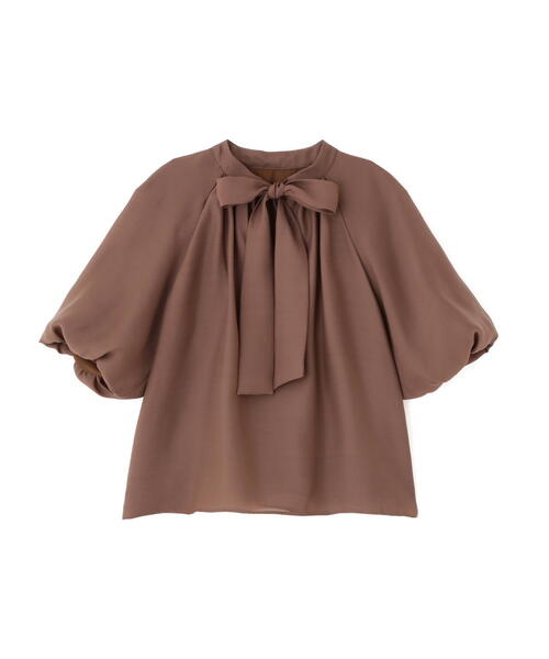 PROPORTION BODY DRESSING（プロポーションボディドレッシング）の「バルーンスリーブリボンブラウス / 1215210803（シャツ/ブラウス・レディース・ブルー/ブラウン/ホワイト系その他・FREE）」の12枚目の写真