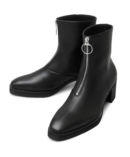 バックヤードファミリー/glabella Front Zip Heel Boots glabella Front Zip Heel Boots（ブーツ）｜BACKYARD FAMILY（バック