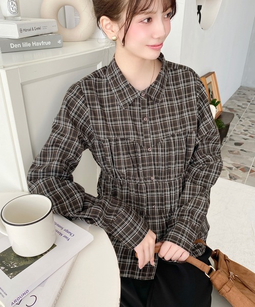 【出品7/11迄】morphose タータンチェックシャーリングJSK 135☆237 タータンチェックシャーリングプリンセス