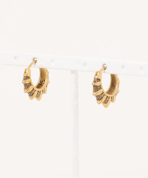 チャイハネ(チャイハネ)の「【チャイハネ】スパイクMEN'Sピアス(ピアス(両耳用)・メンズ・シルバー/ゴールド・FREE)」の1枚目の写真
