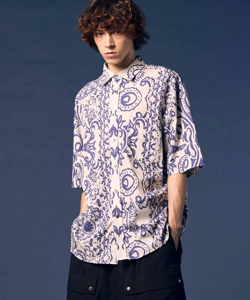 MAISON SPECIAL(メゾンスペシャル)の「《UNISEX》【Italian Dead Stock Fabric】Prime-Over Regular Collar Short Sleeve Shirt/プライムオーバーレギュラーカラーショートスリーブシャツ【MAISON SPECIAL/メゾンスペシャル】(シャツ/ブラウス・メンズ・その他4/その他7/その他9/その他12/その他6/その他1/その他2/その他3/その他5/その他11/その他8/その他10/その他13・1/2)」の6枚目の写真
