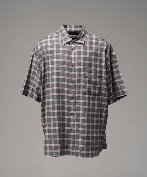 MAISON SPECIAL(メゾンスペシャル)の「《UNISEX》【Italian Dead Stock Fabric】Prime-Over Regular Collar Short Sleeve Shirt/プライムオーバーレギュラーカラーショートスリーブシャツ【MAISON SPECIAL/メゾンスペシャル】(シャツ/ブラウス・メンズ・その他4/その他7/その他9/その他12/その他6/その他1/その他2/その他3/その他5/その他11/その他8/その他10/その他13・1/2)」の14枚目の写真
