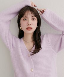 チュールトップス」に該当するパープル/紫色系のレディース