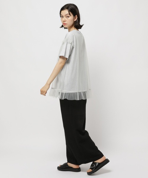 美品 CHAGE&ASKA NOT AT ALL NICOLE Tシャツ M ユニセックスで着られる】Tシャツ/HIDE&SEEKアニマル刺繍 | MK