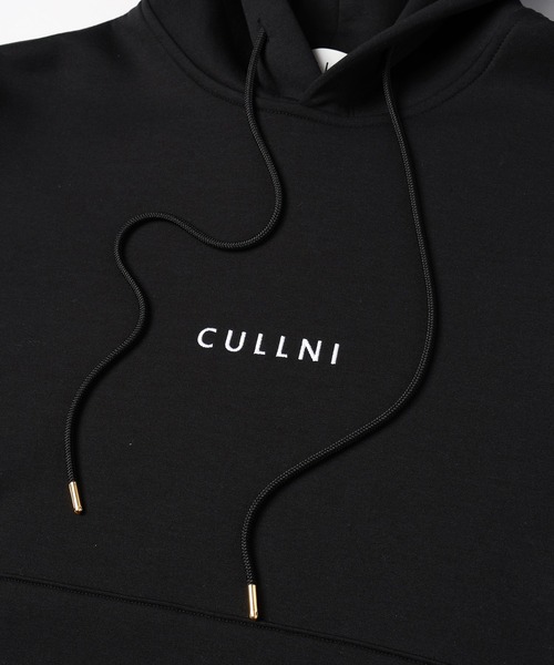 【超人気モデル】CULLNI クルニ センター刺繍ロゴ パーカー 2 大きめ 黒 CULLNI Logo Embroidery Hoodie（パーカー）｜CULLNI（クルニ）の