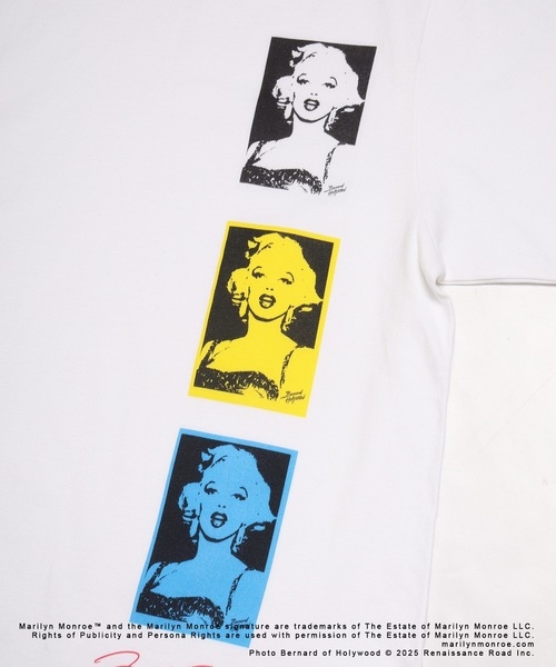 DISCOVERED（ディスカバード）の「MARILYN MONROE COLLAGE TEE（Tシャツ/カットソー・メンズ・ホワイト/ブラック・1/2/4/3）」の3枚目の写真
