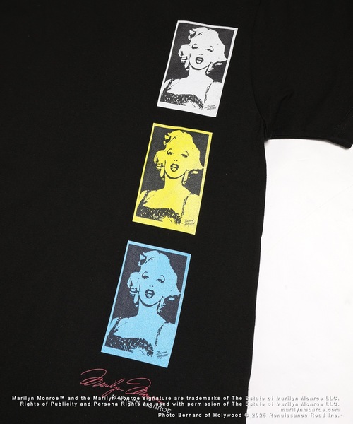 DISCOVERED（ディスカバード）の「MARILYN MONROE COLLAGE TEE（Tシャツ/カットソー・メンズ・ホワイト/ブラック・1/2/4/3）」の5枚目の写真