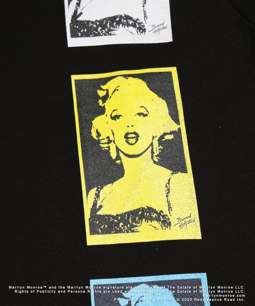 DISCOVERED（ディスカバード）の「MARILYN MONROE COLLAGE TEE（Tシャツ/カットソー・メンズ・ホワイト/ブラック・1/2/4/3）」の6枚目の写真