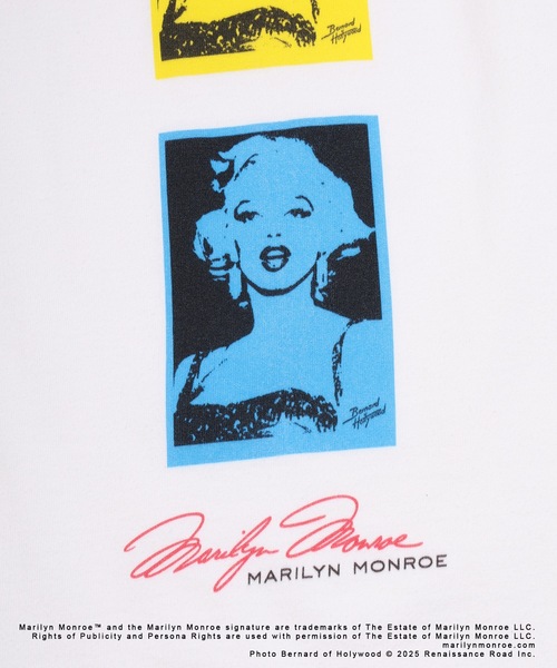 DISCOVERED（ディスカバード）の「MARILYN MONROE COLLAGE TEE（Tシャツ/カットソー・メンズ・ホワイト/ブラック・1/2/4/3）」の4枚目の写真
